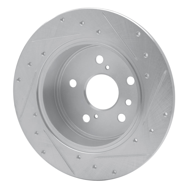 DFC 92-03 Lexus RX300 Rear Left Drilled & Slotted Silver Brake Rotor