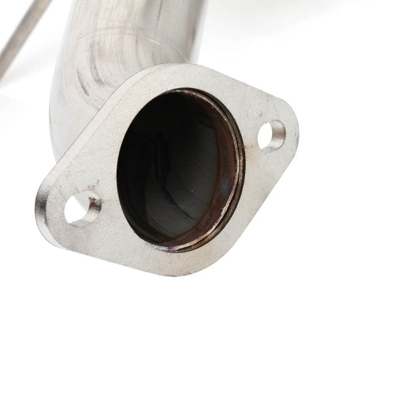 BLOX Racing 2022+ WRX Muffler Delete / Axle Back Single Wall 4in - Polished Tips