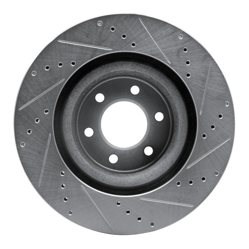 DFC 92-02 Dodge Viper Front Left Drilled & Slotted Silver Brake Rotor