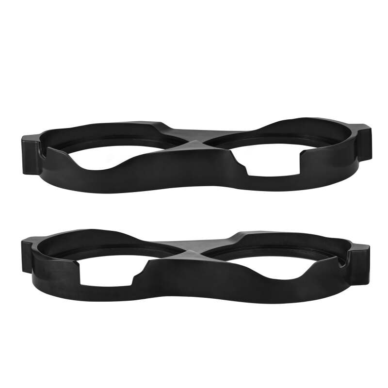 DS18 14-23 Harley Davidson Saddle Bag Mid Bass Adapter Ring 2x 10in ABS Black