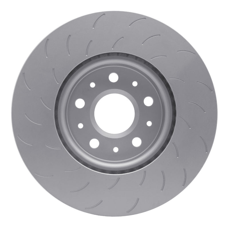 R1 15-19 Cadillac CTS Right Front Slotted GeoSPEC Coated Rotor