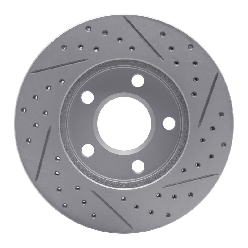 R1 90-97 Buick Lesabre Front Left Drilled & Slotted Geo-Carbon Rotor
