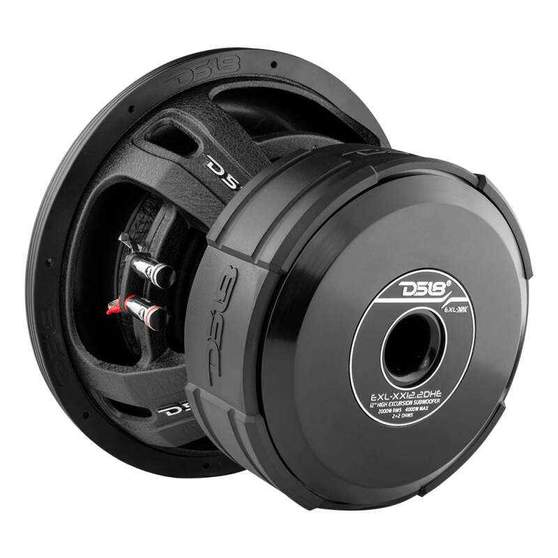 DS18 12in 2000 Watts RMS 2 ohm DVC High Excursion Subwoofers w/ Deep Aggressive Bass
