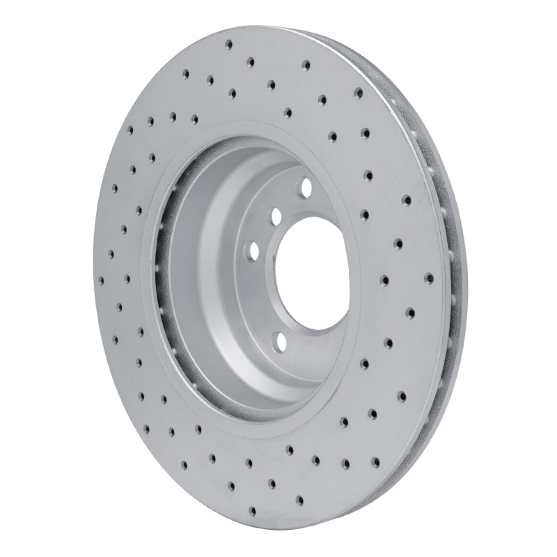 DFC 06-12 BMW 330I Front Left Drilled Geoperformance Rotor