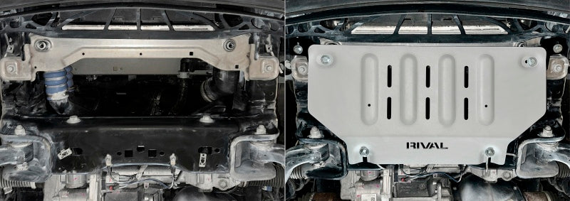 RIVAL 15-26 Ford F-150 EcoBoost/V8 21-26 Ford F-150 PowerBoost Aluminum Radiator Skid Plate