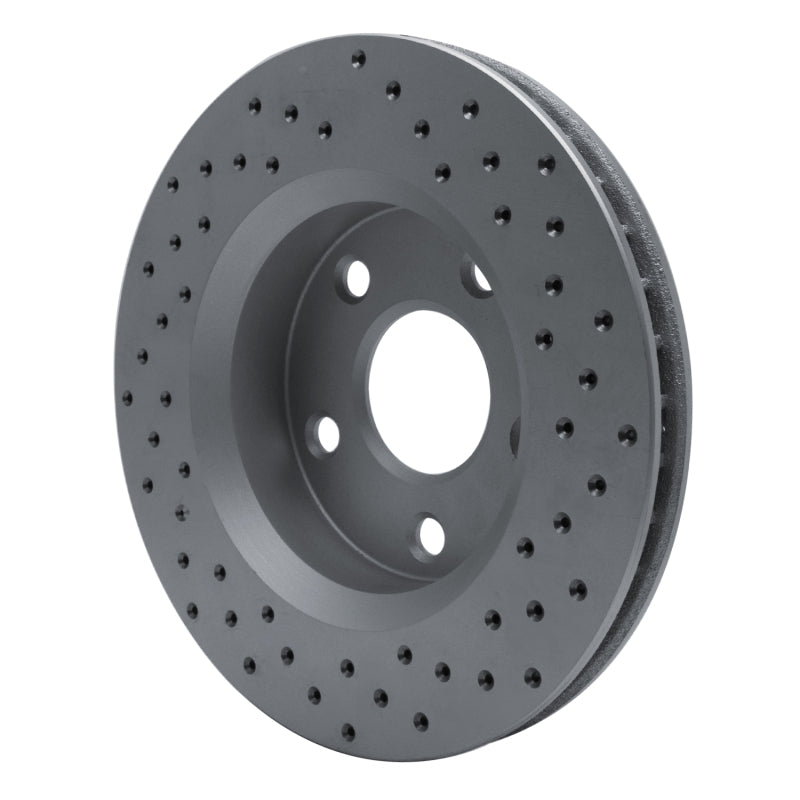 DFC 07-18 Jeep Wrangler Front Left Drilled Geoperformance Rotor