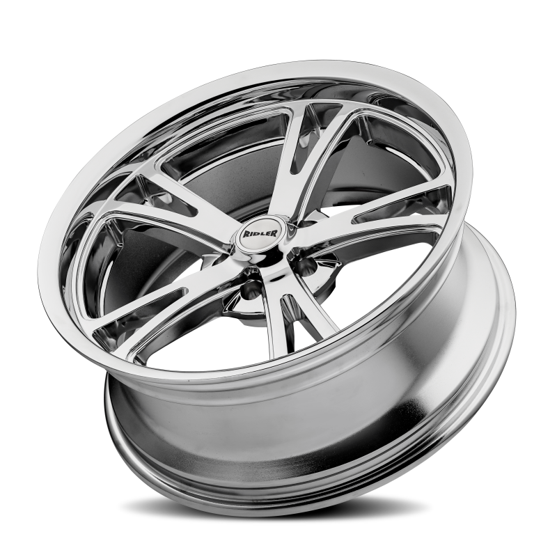 Ridler 606 17x7 / 5x120.65 BP / 0mm Offset / 83.82mm Hub Chrome Wheel