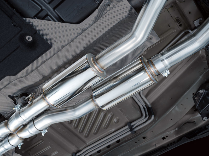 AWE Tuning 2021+ Ford Explorer Tremor 3.0TT 0FG Dual Rear Exit Exhaust w/ Bash Guard