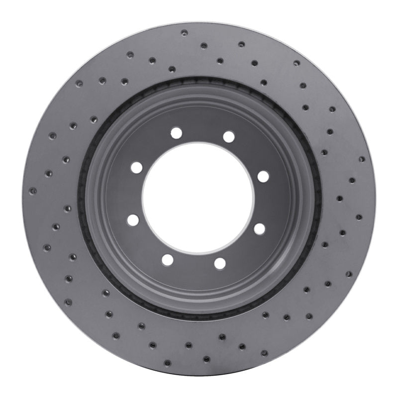 DFC 11-22 Ford F-350 Super Duty 2WD Rear Left Drilled Geoperformance Rotor