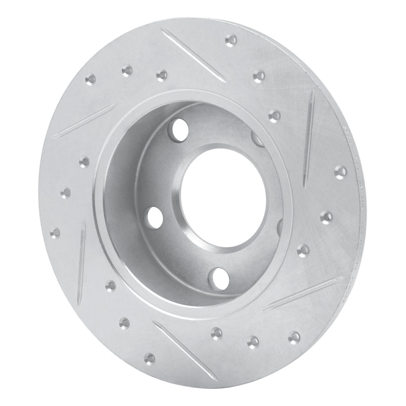 DFC 96-05 Audi A4 Quattro Rear Left Drilled & Slotted Silver Brake Rotor