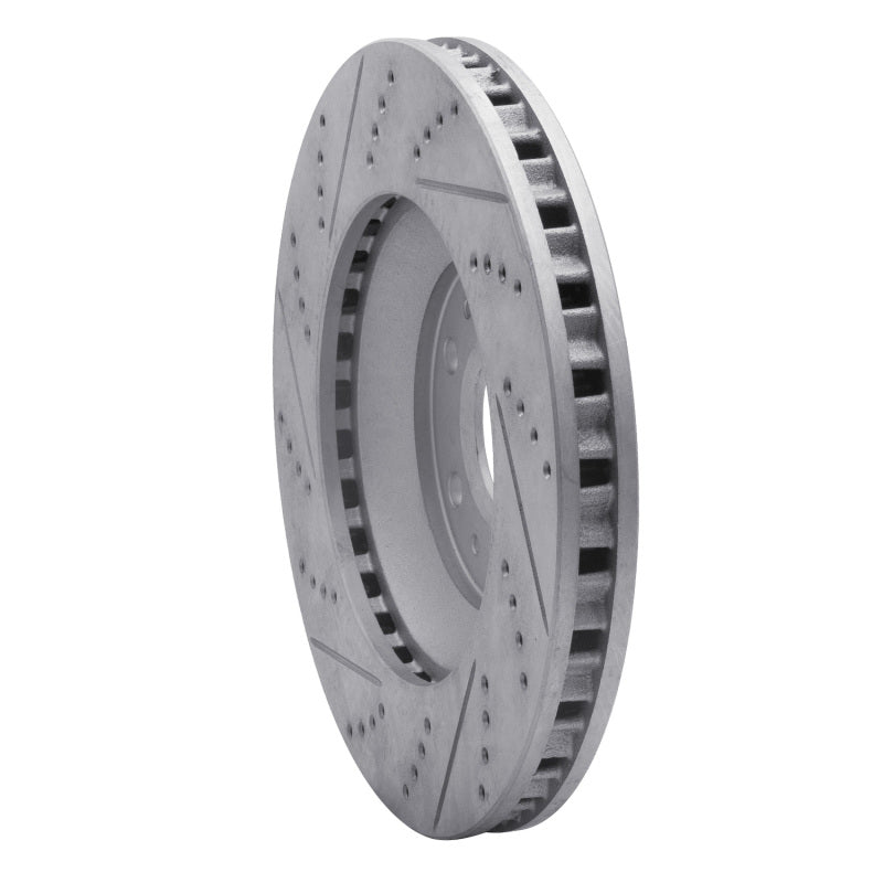 R1 04-09 Cadillac Srx Front Right Drilled & Slotted Geo-Carbon Rotor