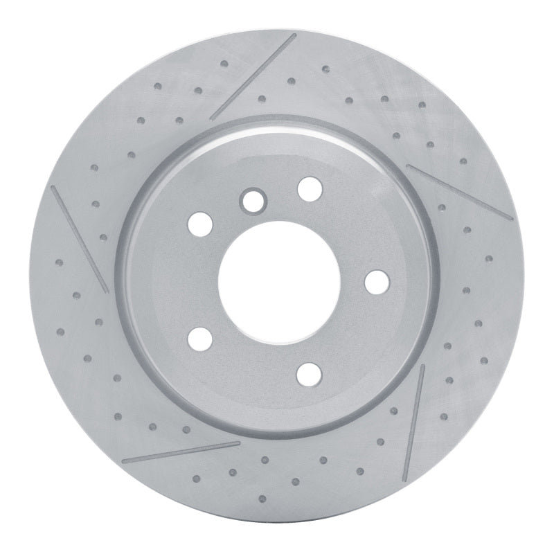 DFC 13-13 BMW 135IS Rear Brake Rotor - Dimpled and Slotted