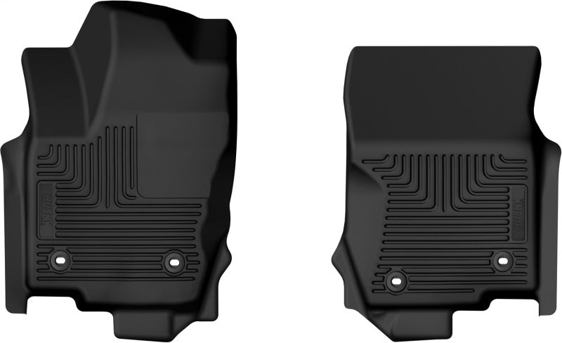 Husky Liners 2024 Toyota Land Cruiser WeatherBeater Black Front Floor Liners