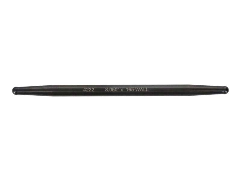 Manley Push Rod - 7/16 Dia. - 8.350 Length - 0.165 Wall - 4130 Chrome Moly - Swedged End - Set of 8