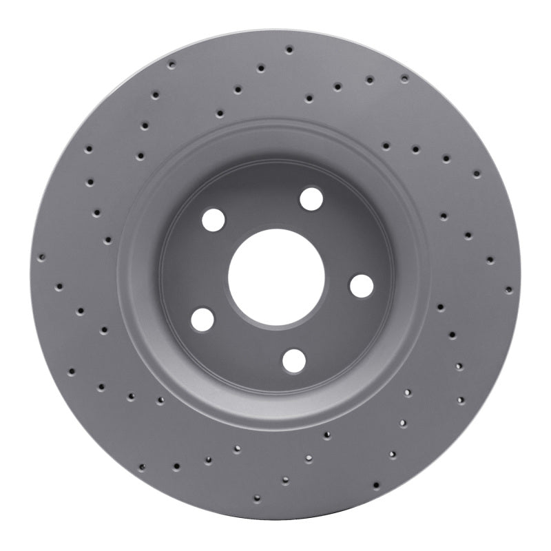 DFC 11-25 Dodge Durango Front Right Drilled Geoperformance Rotor