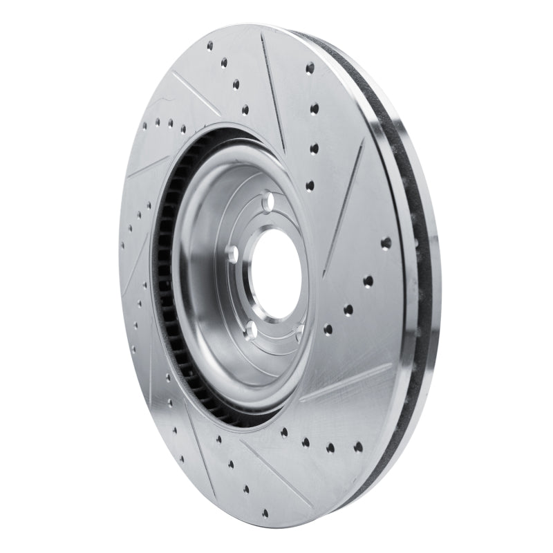DFC 20-25 Ford Explorer Front Left Drilled & Slotted Silver Brake Rotor