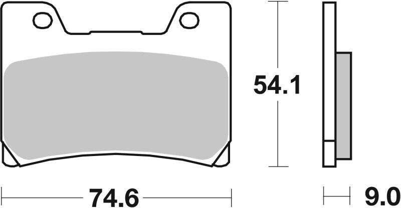 Brembo OE 90-91 Yamaha FZR R (Austria) 500cc Sinter Brake Pad - Front