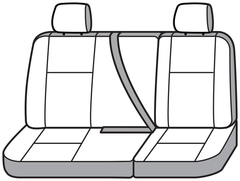 Covercraft 04-08 Dodge Ram Polycotton SeatSaver Custom Second Row Seat Covers - Misty Grey