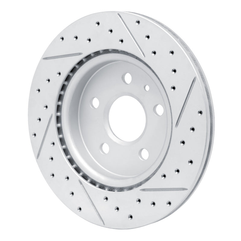R1 19-25 Buick Envision Rear Left Drilled & Slotted Geo-Carbon Rotor