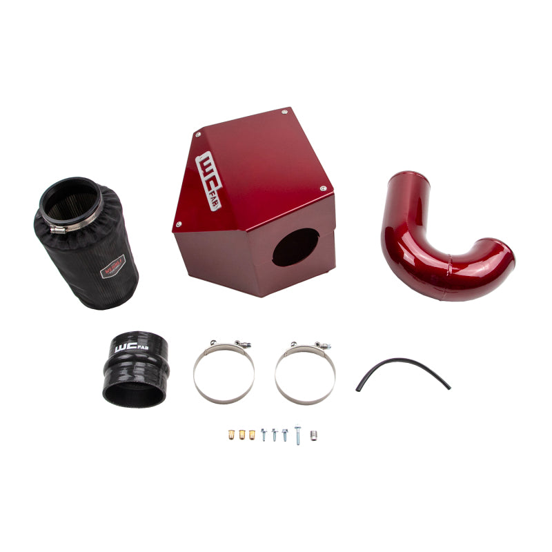 Wehrli 98.5-02 Cummins 5.9L 4in Intake Kit - WCFab Red
