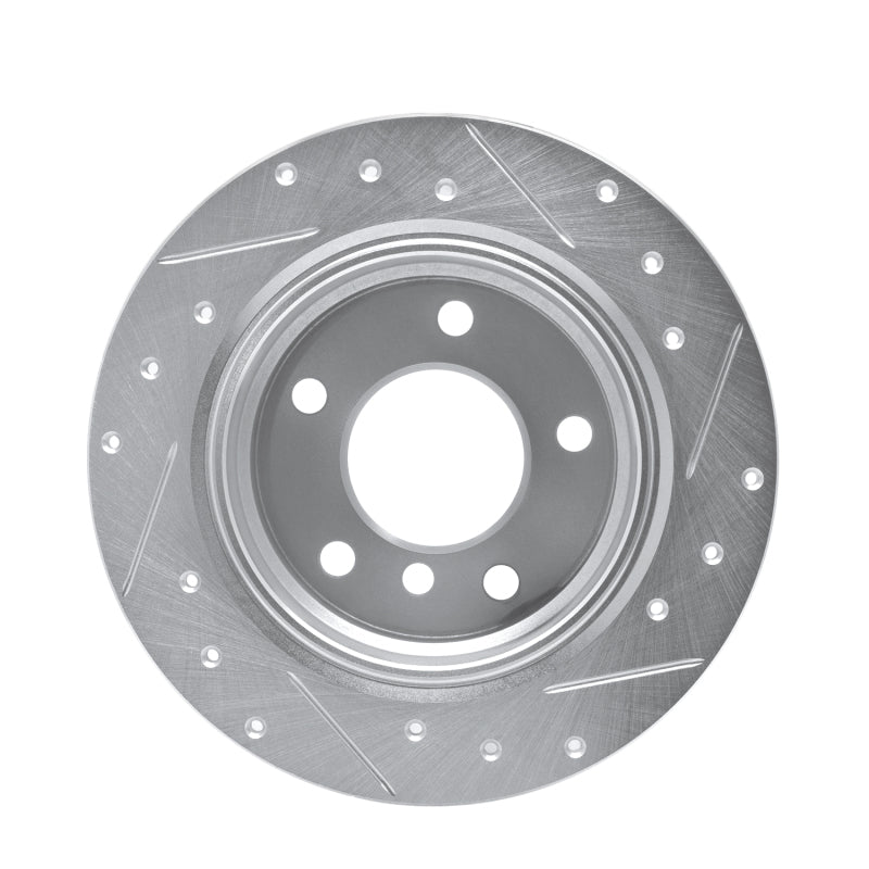 DFC 95-99 BMW 318ti Rear Left Drilled & Slotted Silver Brake Rotor