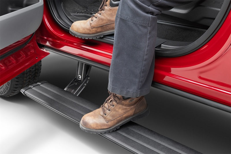 AMP Research 24-25 Ford Ranger SuperCrew PowerStep Vision - Black