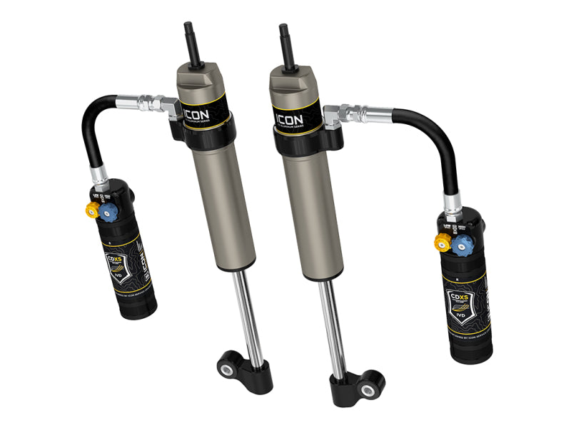 ICON 05-23 Toyota Tacoma Rear VS 2.5 Alum RXT Shock Absorbers Remote Resi w/ CDXS Pair