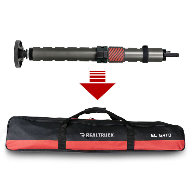 Go Rhino XVenture Gear El Gato EG1 Hydraulic Jack Bag - Black/Red Nylon