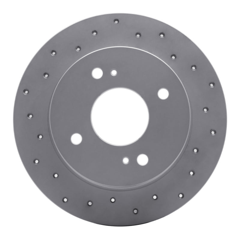 DFC 90-06 Infiniti G20 Rear Left Drilled Geoperformance Rotor