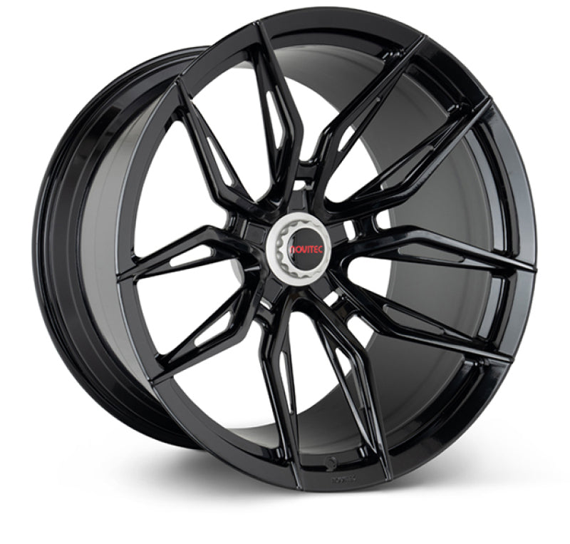 Vossen x Novitec NF11 22x11.5in - 5x114.3 BP - ET29 - Gloss Black Ferrari 296 Rear Wheel