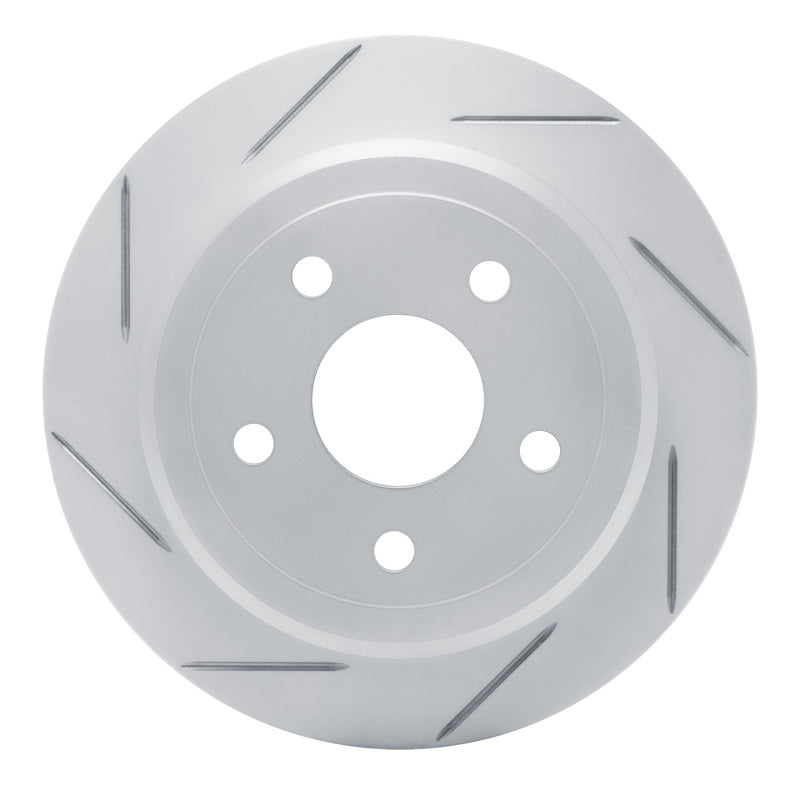 DFC 07-18 Jeep Wrangler Rear Left Slotted Geoperformance Rotor