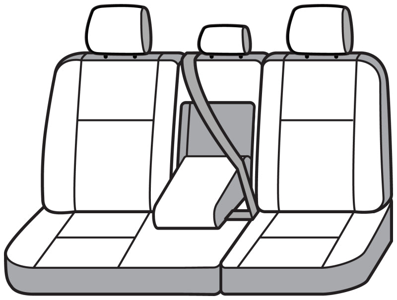 Covercraft 11-23 Toyota 4Runner Endura PrecisionFit Custom Second Row Seat Covers - Black/Black