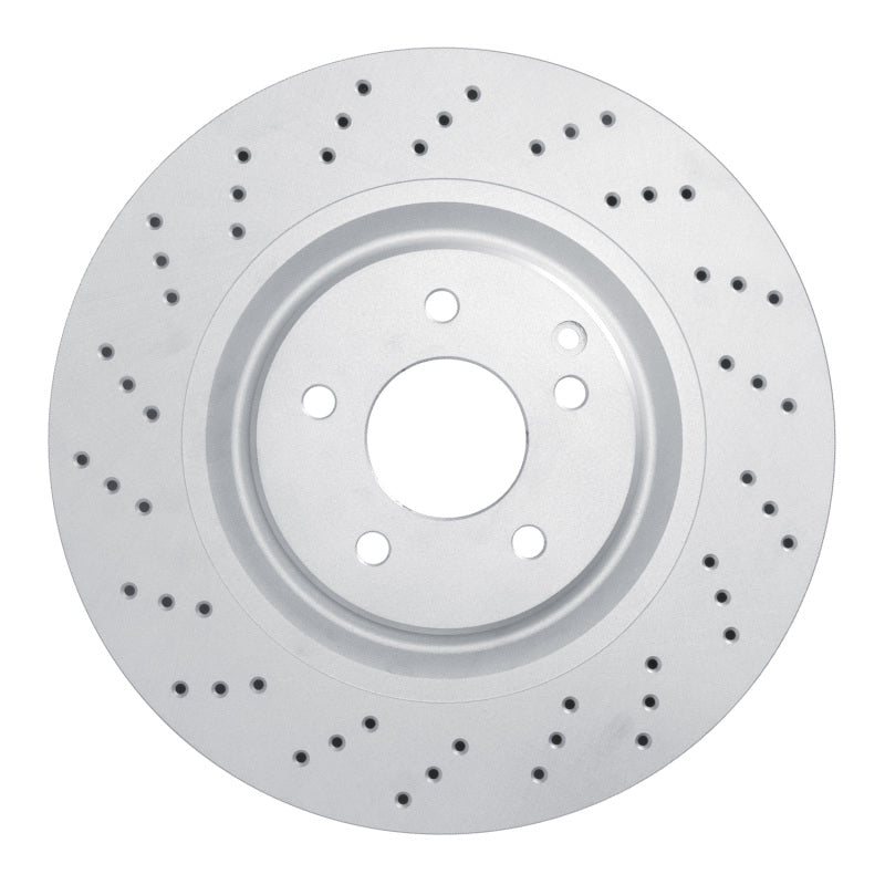 R1 03-07 Mercedes-Benz CLK55 AMG Front Drilled GeoSPEC Coated Rotor