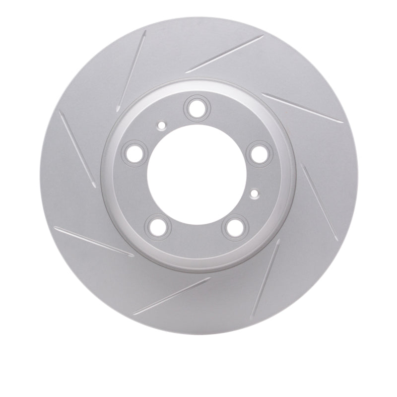 R1 10-20 Porsche Panamera Right Rear Slotted Carbon Alloy GeoMET Rotor