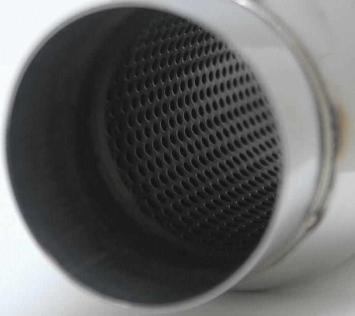 Vibrant SS Resonator (Standard Design) 3in Inlet/Outlet x 18in Long