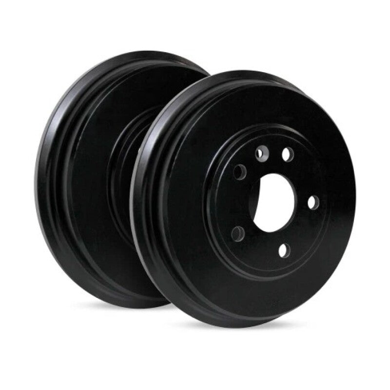 R1 79-02 Spartan Wc2000 Motorhome Chassis (Hydro Brakes) Rear Left Drill & Slot Black Brake Rotor