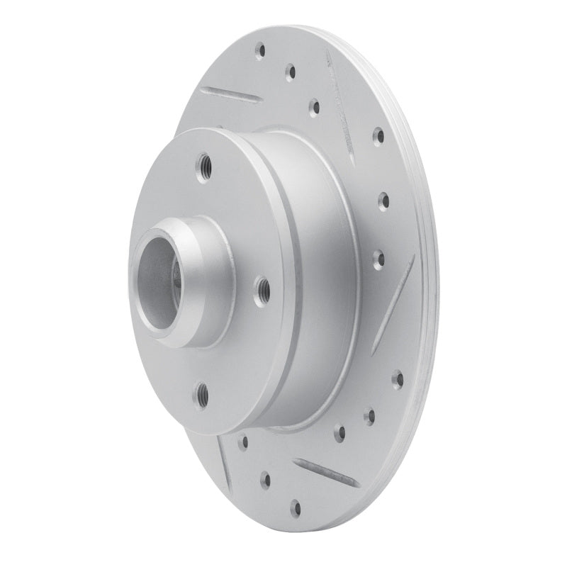 R1 85-02 Volkswagen Golf Rear Right Drilled & Slotted Geo-Carbon Rotor