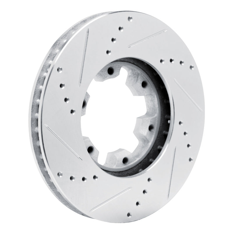 DFC 02-24 Nissan Urvan (Mexico) Front Left Drilled & Slotted Silver Brake Rotor