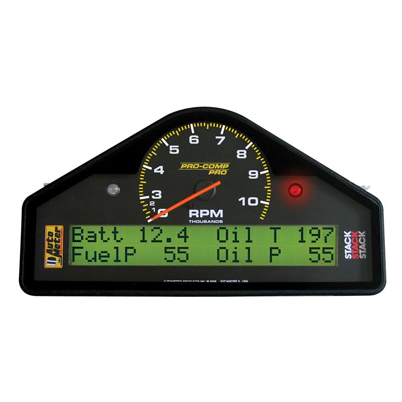 Autometer Pro-Comp Race Dash RPM/Speed/Oil Press & Temp/WaterTemp/Fuel Pressure/Battery Volt Gauge