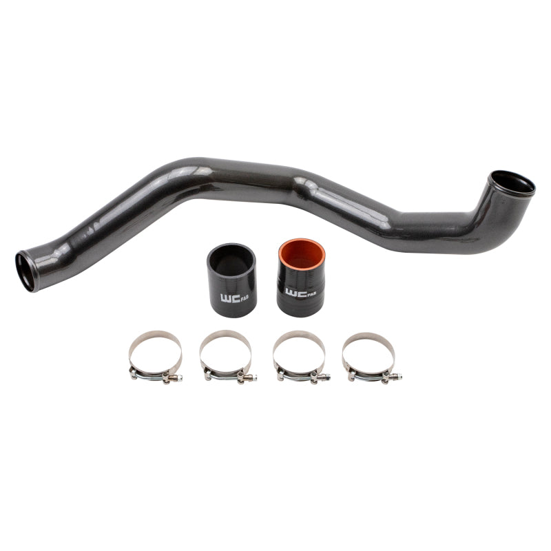 Wehrli 20-26 GM Duramax L5P Driver Side 3in Intercooler Pipe - Gun Metal