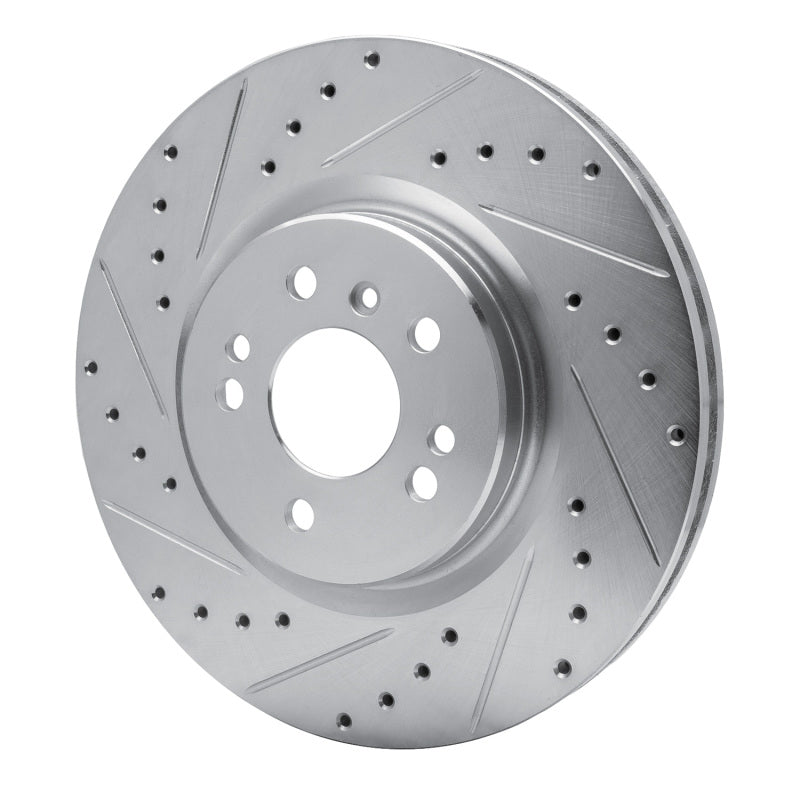 DFC 06-12 Mercedes-Benz R320 Front Left Drilled & Slotted Silver Brake Rotor