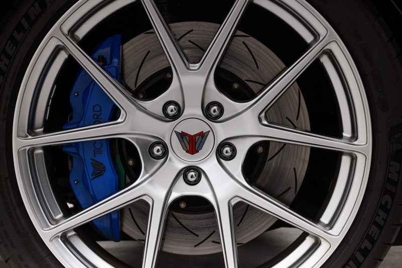 DBA 2020+ Chevrolet Corvette C8 Z51 Front 2-Piece Cross Drilled 5000 Series Rotor