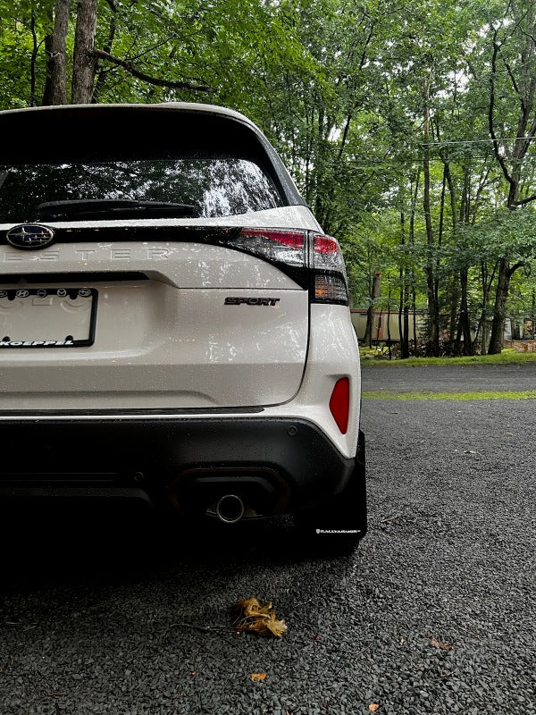 Rally Armor 25-26 Subaru Forester & Hybrid Black UR Mud Flap w/Red Logo