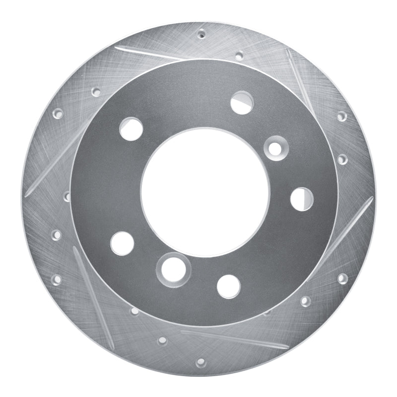 R1 02-18 Dodge Sprinter 3500 Rear Right Drilled & Slotted Silver Brake Rotor