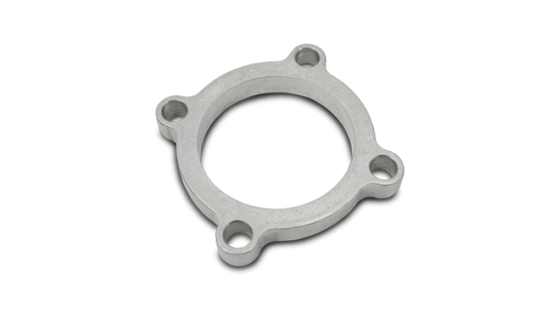 Vibrant GT series / T3 Turbo Discharge Flange (4 Bolt) with 2.5in Inlet I.D. T304 SS 1/2in Thick