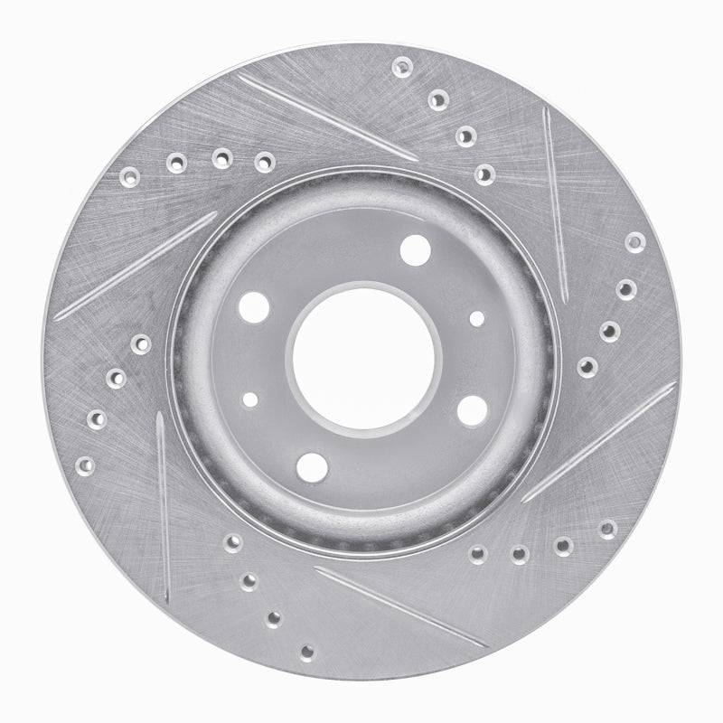 DFC 96-04 Ford Fiesta (Mexico) Front Left Drilled & Slotted Silver Brake Rotor