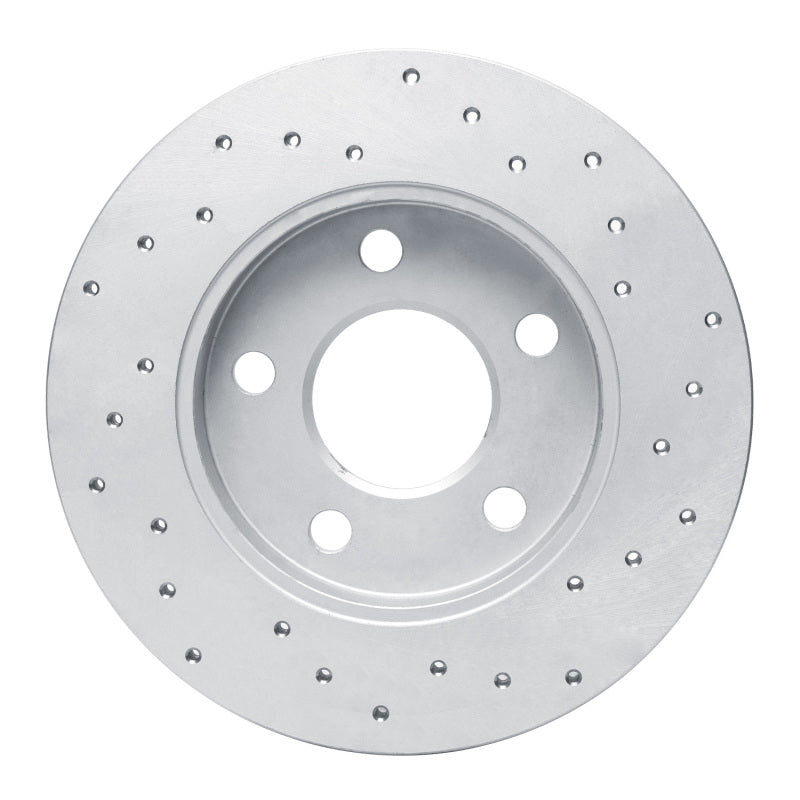 DFC 04-16 Buick Allure Rear Left Drilled Geoperformance Rotor
