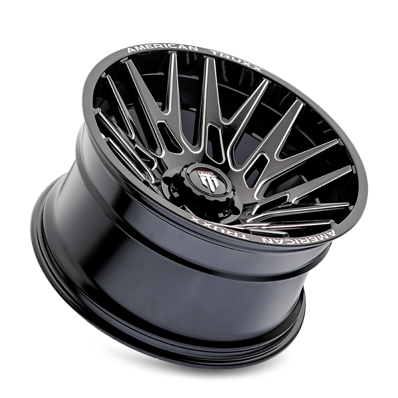 American Truxx AT1919 Evolution 22x12 / 8x170 BP / -44mm Offset / 125.2mm Hub Gls Blk Mill Wheel