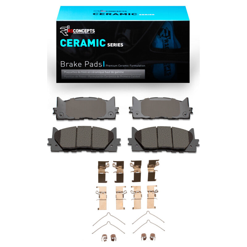 R1 2007-2018 Lexus ES350 Front R1 Ceramic Pads & Hardware Kit