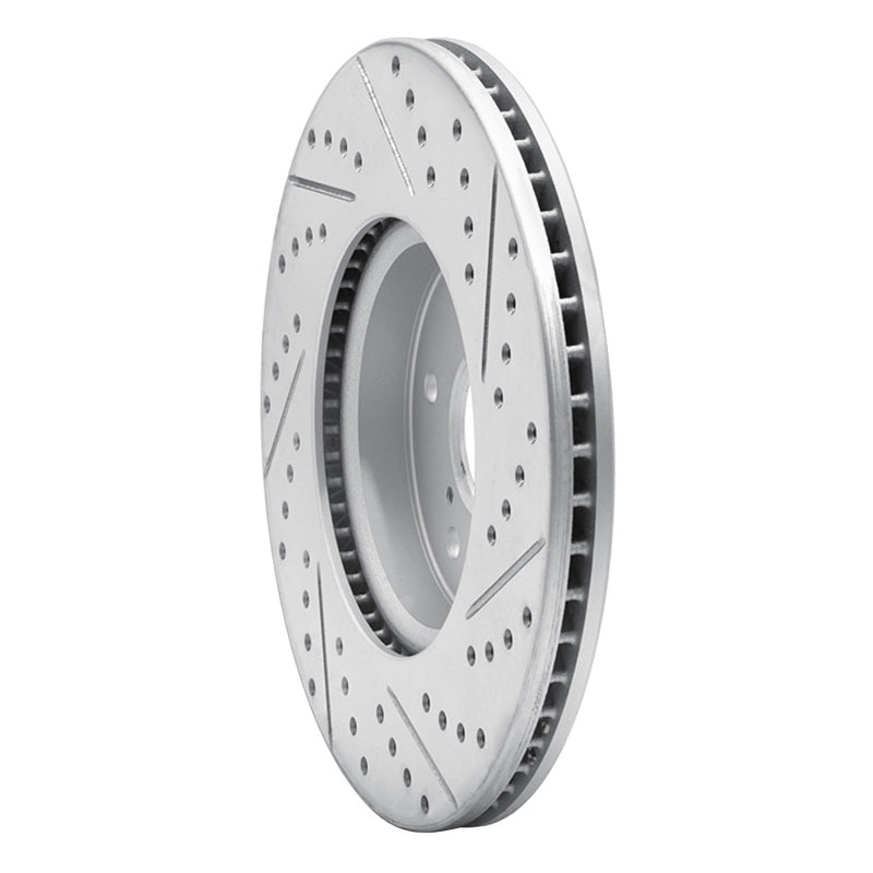 R1 13-25 Acura RDX Front Left Drilled & Slotted Geo-Carbon Rotor